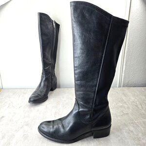 Paul Green Equestrian Boots 9.5 Black Leather Knee High Tall Western Riding Boot